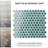 Hudson 1" Hex 11-7/8 " x 13-1/4 " Porcelain Mosaic Floor and Wall Tile-1083598497