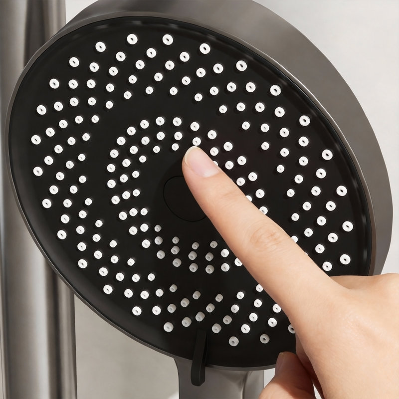 Adjustable Shower Faucet System With Handheld Shower & Tub Spout