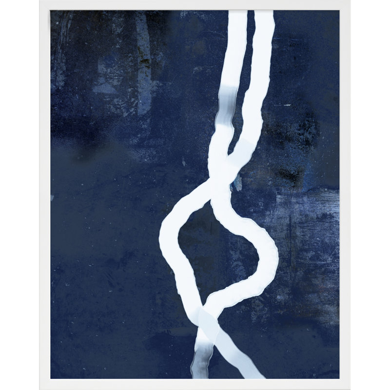 White Rope 3 Painting by Jacques Pilon, White, 25" H x 20" W