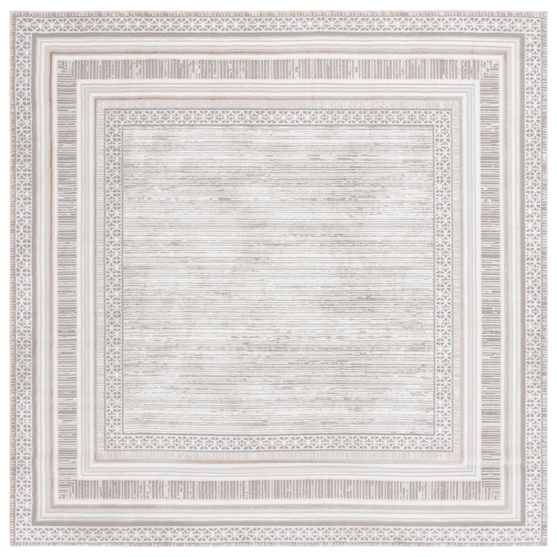 Tapis rayé Yusef Parker Performance, Carré 6 pi 7 po