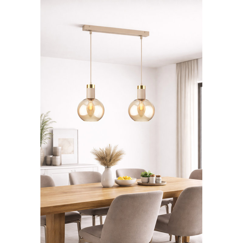 - Light Pendant, 120cm H  x 55cm W  x 20cm D