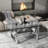 Marik Glass Top Single Coffee Table