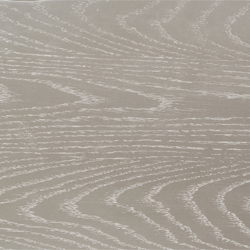 Colwood Silver Oak Upholstered Curved Bench
