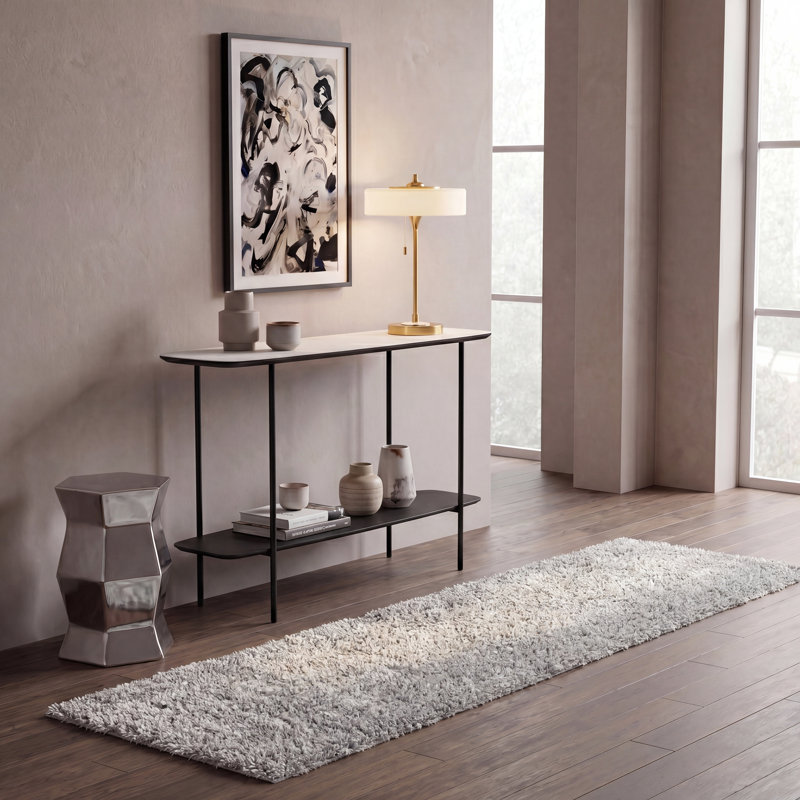 Venus Shag 500 Performance Solid Color Rug, Runner 2'2" x 8'