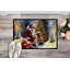 Paillasson Cairn Terrier and Santa Claus-163228613