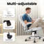 Fauteuil de direction ergonomique à haut dossier avec accoudoirs rabattables Eliyahna-106361611