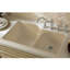 Executive Chef™ 33" L x 22" W Undermount Kitchen Sink with 4 Oversize Faucet Holes-1742886