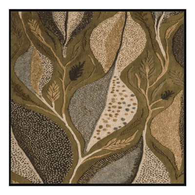 Tapis brun lavable à la machine