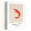 Coastal Red Shrimp by Merel Takken - Wrapped Canvas Print-1035726524