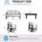 Fr One Three-Seater Sofa + Two Swivel Chairs + One Coffee Table-Line2