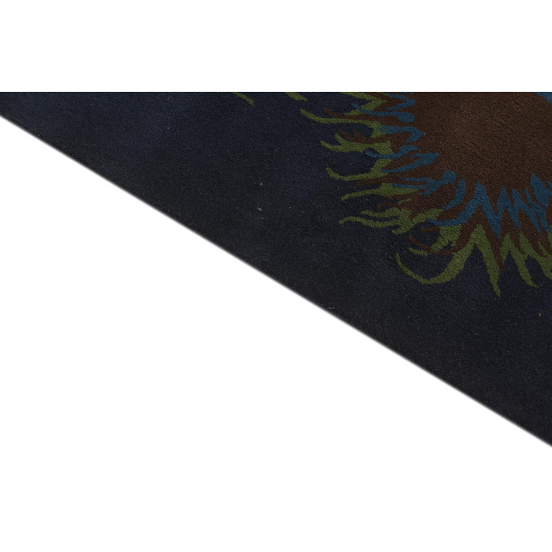 Square Parris Navy Blue Rug