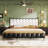 Zechariah PU Leather Upholstered Platform Bed-166299590-166299588