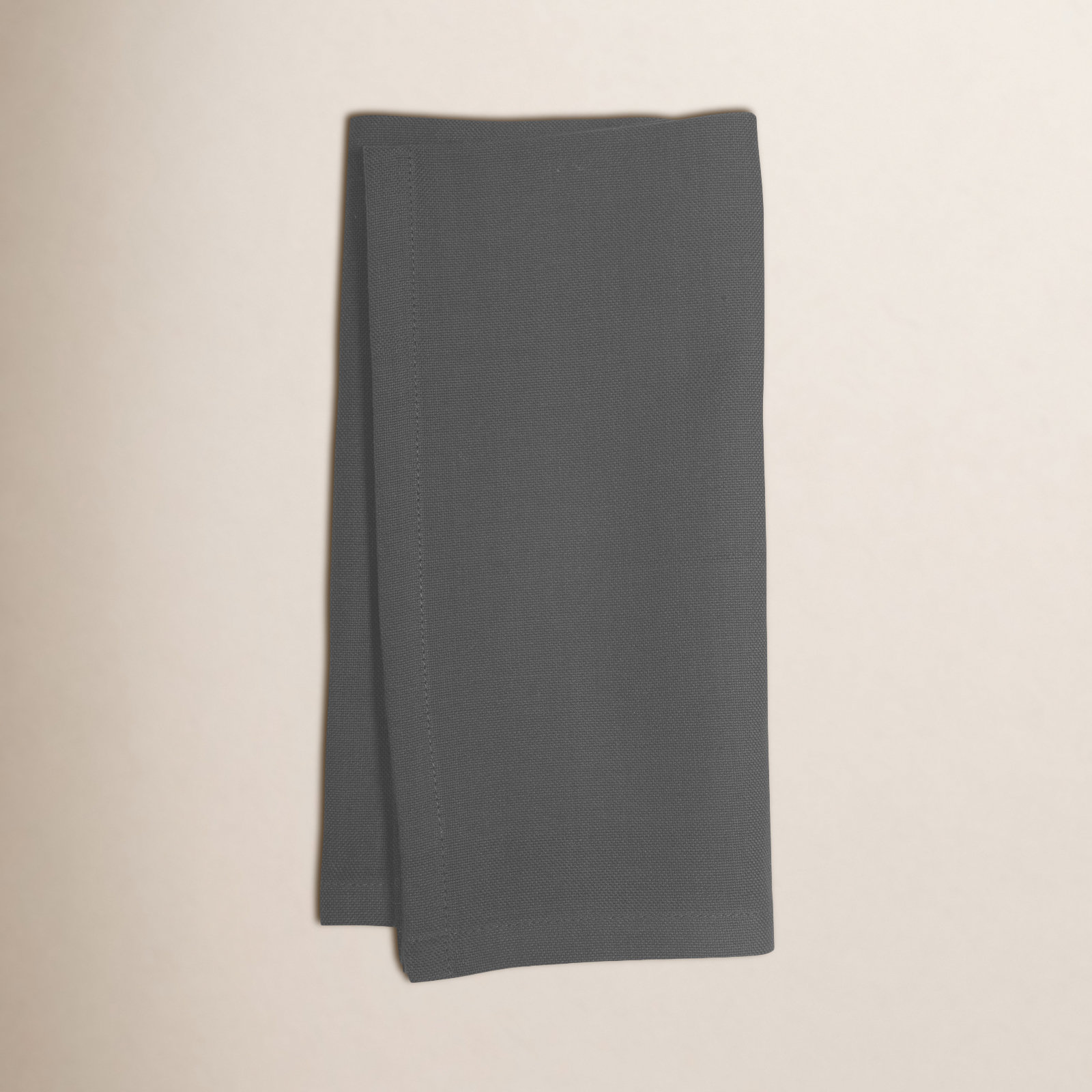 Torrian Reversible Cotton Napkin, Pewter