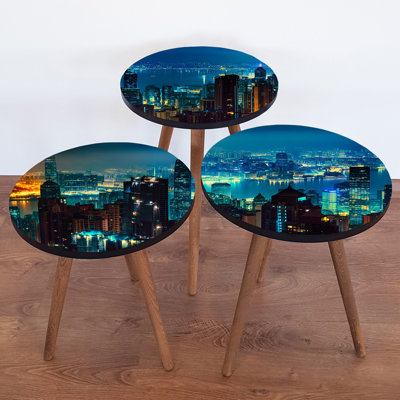 Tables gigognes 3 pieds Barbieri