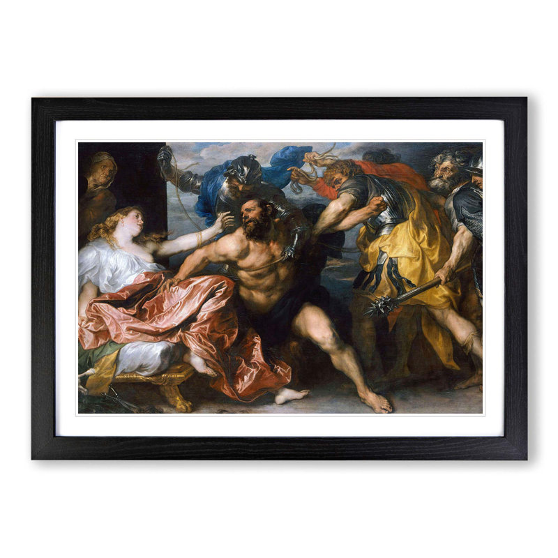 Anthony Van Dyck - Single Picture Frame Painting, Black