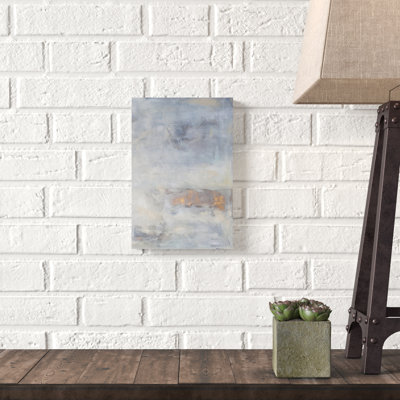 Williston " White Blush II " Painting Print