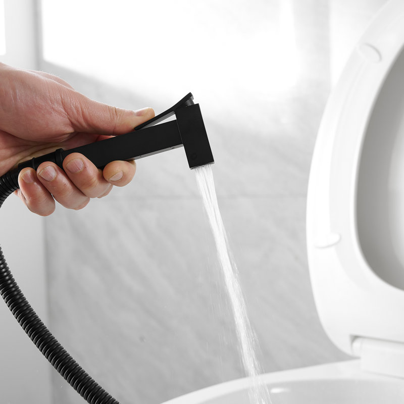 Robinet de bidet, Noir mat