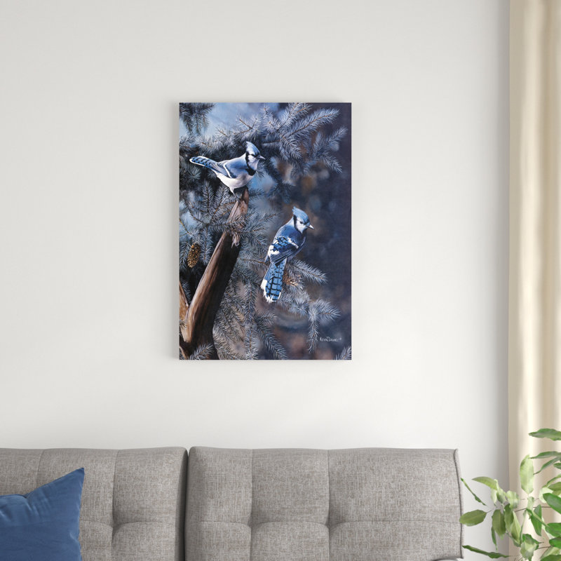 Une touche de bleu, H 30 po x l 20 po x P 1,25 po