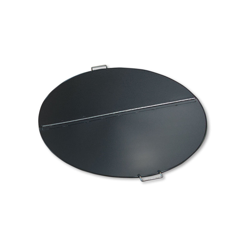 Round Stainless Steel Fire Pit Lid, 1.2" H x 65" W x 65" D