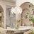  Asdrubal 9-Light Dimmable Wagon Wheel Chandelier