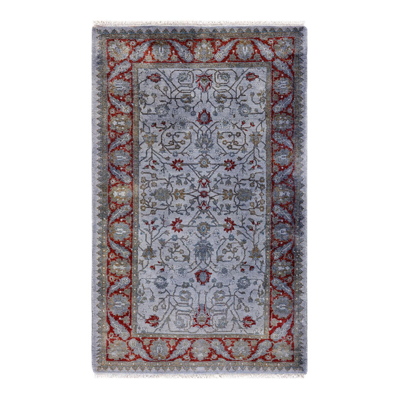 Fine Vibrance One-of-a-Kind 2' 8" X 4' 5" Hand Knotted Area Rug