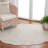 Novelty Polygala Hand Tufted Wool/Cotton Geometric Rug in Ivory/Beige-77592616