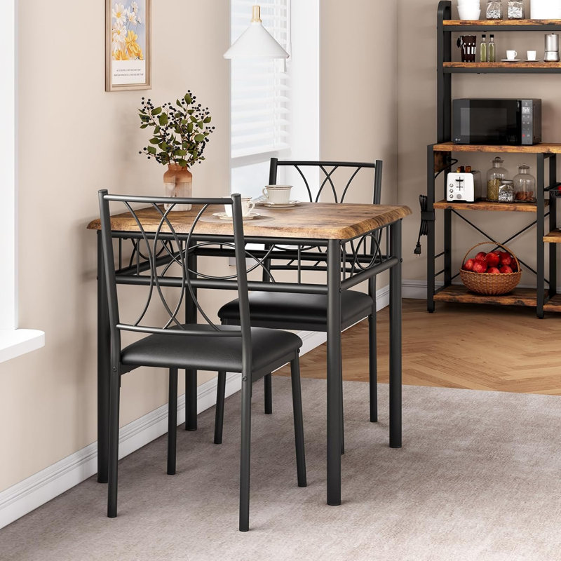 2 -Person Dining Set, Oak, Oak