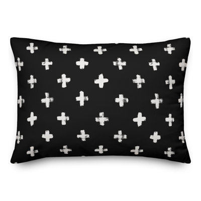 Coussin décoratif intérieur / extérieur en polyester à pois
