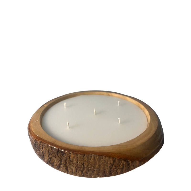 Wood Tabletop Candlestick