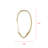 Zinc Shower Curtain Hook-60985626
