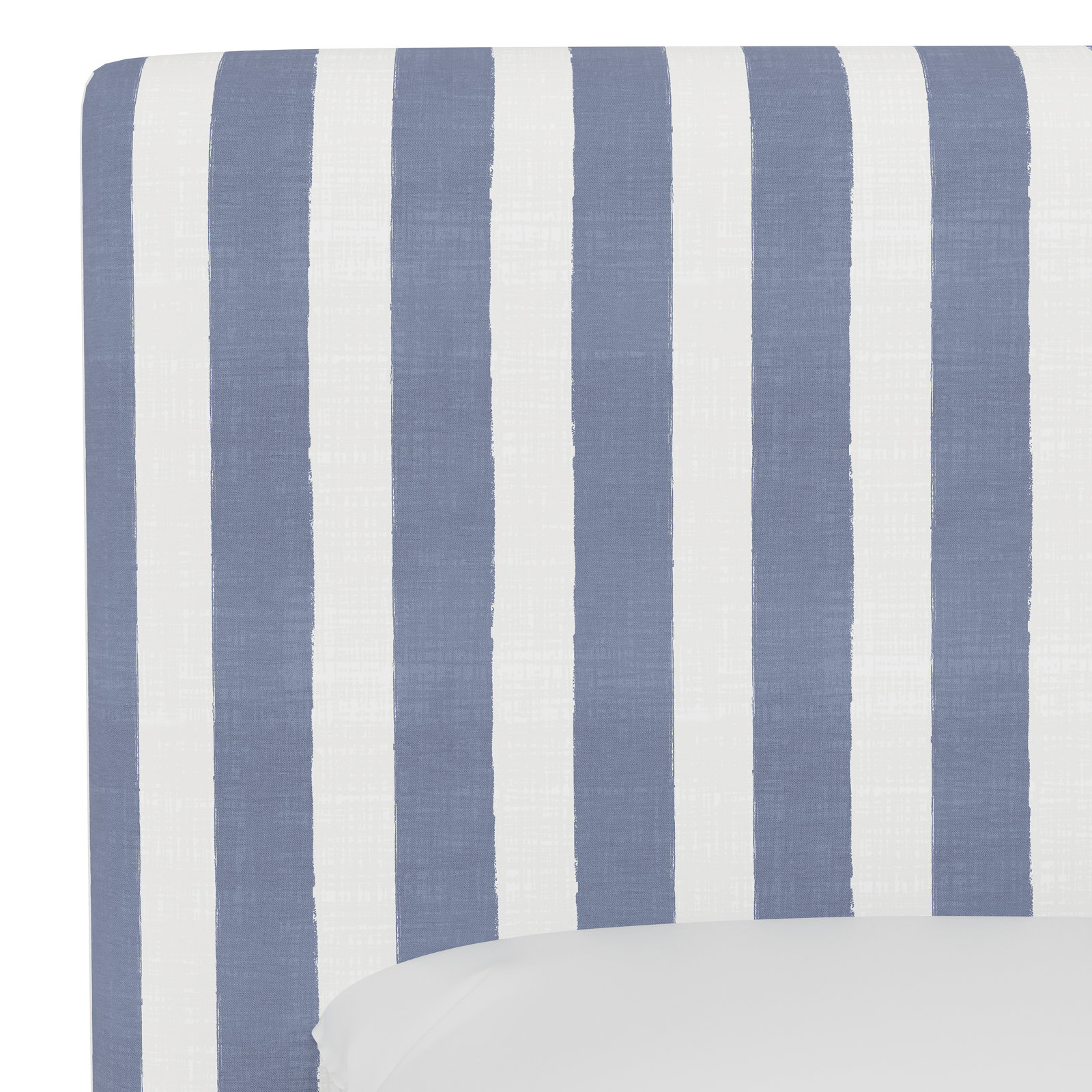 Eisley Pine Cotton Headboard, Queen, Brush Cabana Icy Blue