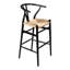 Tabouret de bar et de comptoir en bois massif Etta-1056858789-1056858798