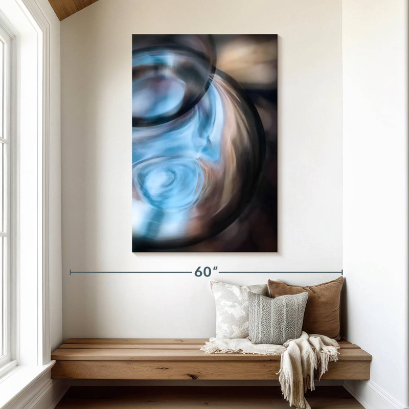 Avery Blue Vase, 48" H x 32" W