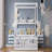 Twin Size Canopy Bed Frame With Guardrails, Solid Wood Materialen Frame Material Floor Bed Frame With Shelves, Montessori Floor Bed Frame For Kids Room Use, Boys, Girls-1666706995-1666706956