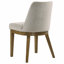 Chaise d'appoint rembourrée (ensemble de 2)
