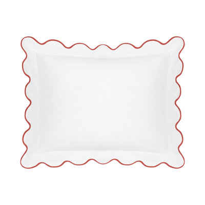 Honeycomb Scalloped Pillow Sham
