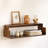 Sephine Modern Boxy 2-Tier Floating Wooden Wall Shelves, Decorative Storage Shelf for Kitchen, Bedroom, Living Room, Office