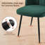 150Cm Table With 6 Modern Cool Colour Upholstered Dining Chairs-232202640