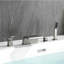 2 Handle Deck Waterfall Faucet with Diverter-104735845