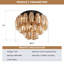 Plafonnier cristal multi-niveaux-1291639194