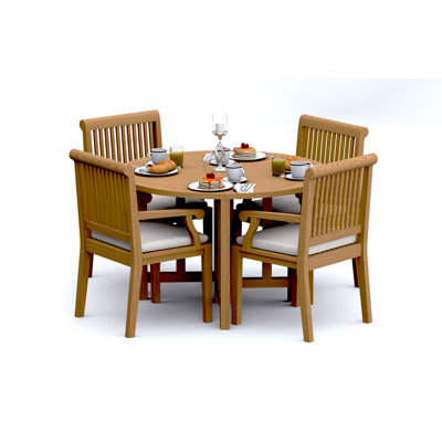 Sack Outdoor - Piece Teak Dining Set
