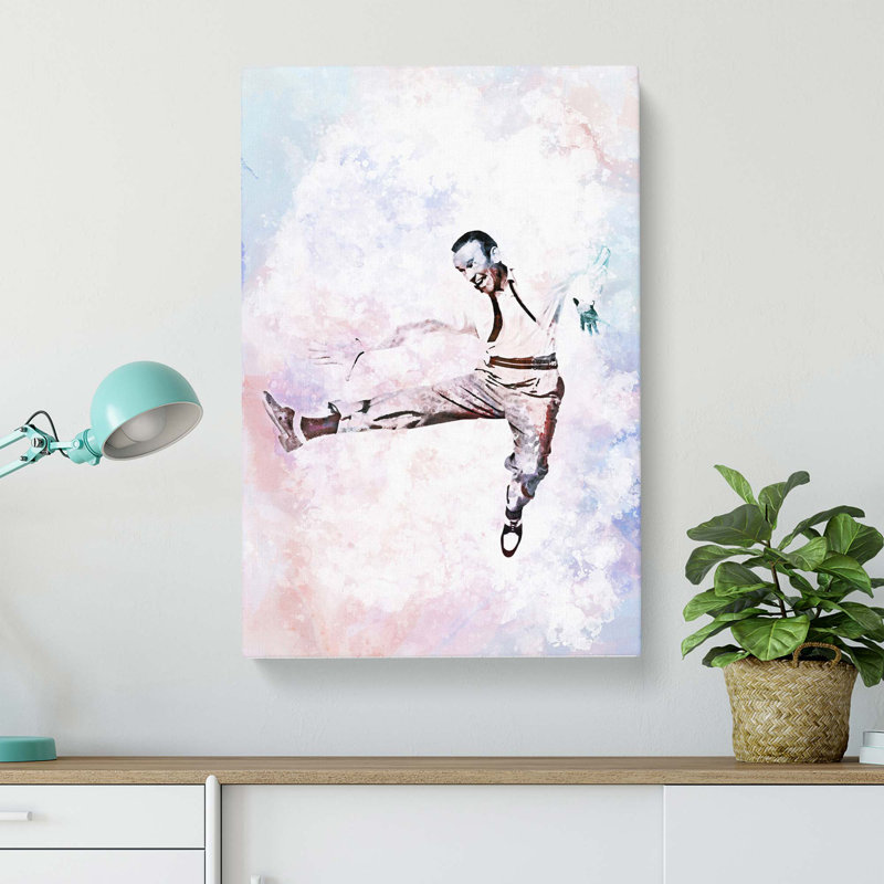 Fred Astaire Dancing in Abstract - Wrapped Canvas, 91cm H x 60cm W x 3cm D