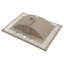 Comptoir de meuble-lavabo en céramique blanc 24 po x 18 po - Teinture, trop-plein, 3 trous de robinet, comptoir spacieux et spacieux