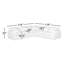 Canapé modulaire en tissu performance 5 pièces Armand-1580981256
