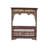 Unique Farmhouse Style Reclaimed Wood 99" Tall Serving Bar