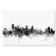 « baltimore maryland horizon », impression sur toile tendue encadrée-22538740