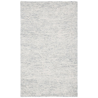 Metro Hand Tufted Indian Wool And Cotton With Latex Abstract Rug
