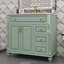 Meuble-lavabo de 36 pouces avec lavabo, armoire de salle de bain avec tiroir rabattable, 3 tiroirs et 2 portes