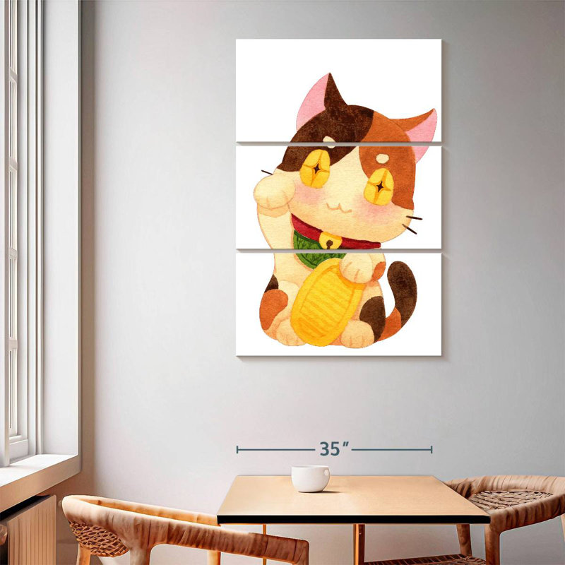 Brampt Chinese Cat, 65" H x 42" W