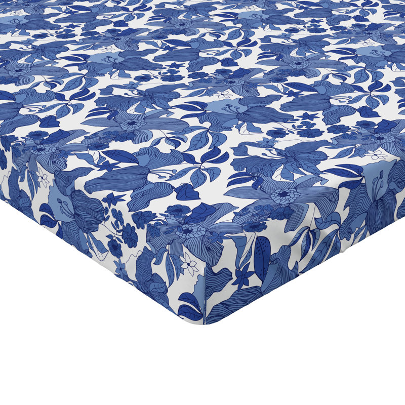 Ensemble de 2 draps-housse dégradés Ambesonne bleu sarcelle très clair bleu pâle et blanc, Drap-housse pour lit simple